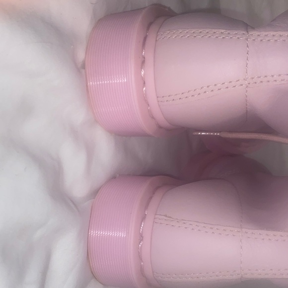 Dr. Martens Light Pink Combat Boots - Picture 7 of 9